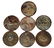 US ARTILLERY BUTTONS 1811-1821 LOT OF 7 - 2
