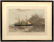 HM STEAM FRIGATE GEYSER FRAMED PRINT