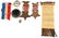 G.A.R. CIVIL WAR MEDAL AND RIBBON LOT OF 7 - 2