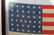 FRAMED 37 STAR SILK US FLAG - 3