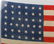 FRAMED 37 STAR SILK US FLAG - 4