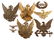 SPANISH AMERICAN WAR US CAVALRY COLLAR INSIGNIA
