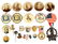 SPANISH AMERICAN WAR PIN LOT OF 21