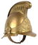 FRENCH FIREFIGHTER BRASS HELMET - 2