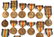 WWI US AND BRITISH VICTORY MEDAL LOT OF 14 - 2