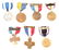 WWI US VICTORY MEDAL LOT OF 7 - 2