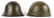 WWII EUROPEAN HELMETS LOT OF 2 - 2