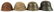 WWII EUROPEAN AND JAPANESE HELMET LOT OF 4 - 2