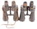 WWII GERMAN BINOCULARS LOT OF 2 - 3