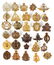 BRITISH CAP BADGE LOT OF 30