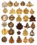 BRITISH CAP BADGE LOT OF 30 - 2