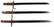 WWII JAPANESE ARISAKA BAYONET LOT OF 3 - 3