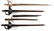 MINI SWORD AND BAYONET LOT OF 4