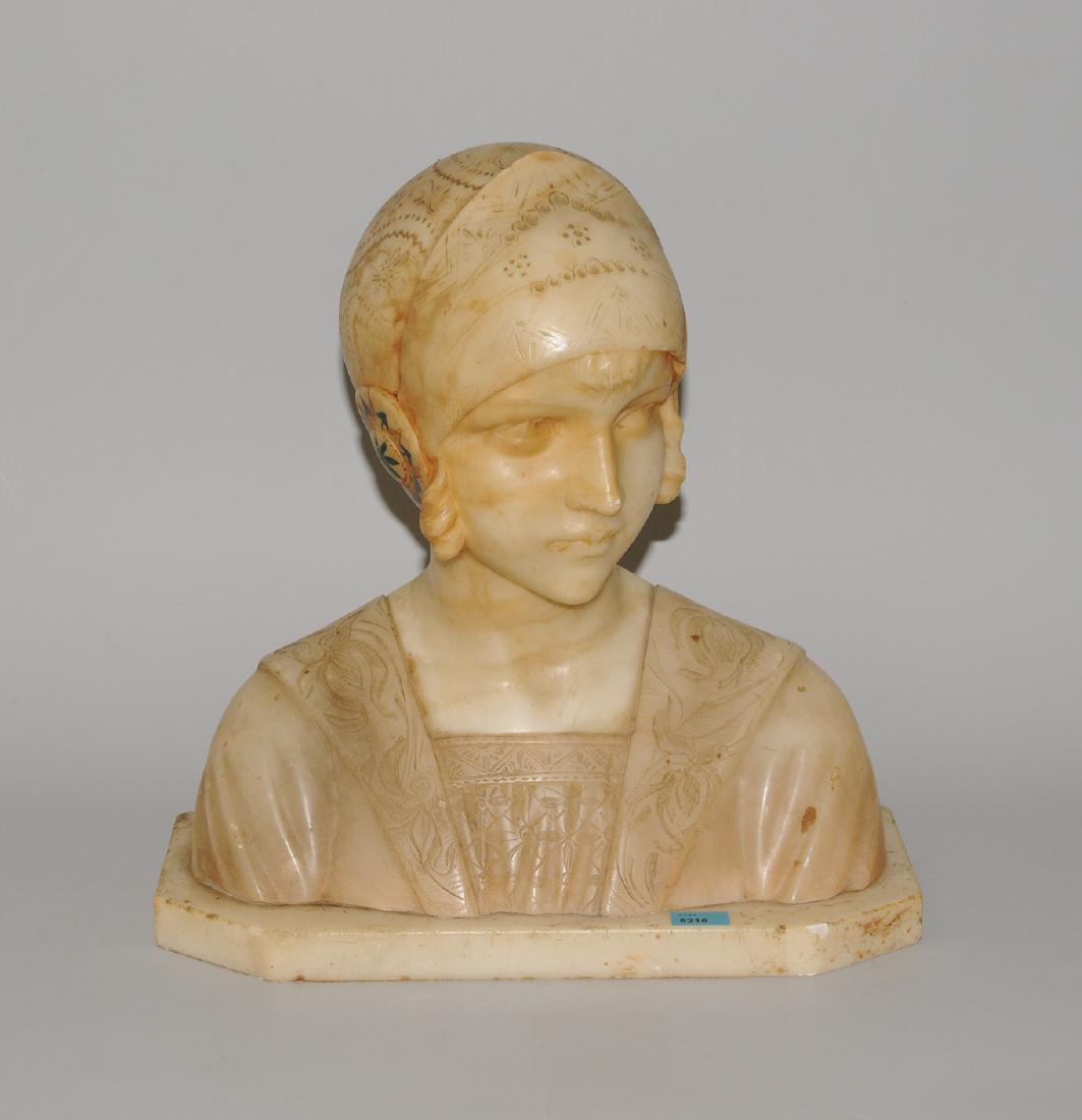 Figur Um/Nach 1900. Unbezeichnet. Alabaster. (1 of 1)