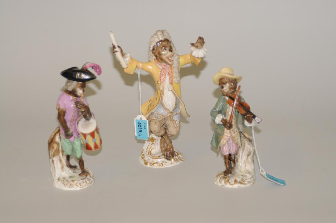 Lot: 3 Figuren  Meissen, Ende 19.Jh. Nach (1 of 1)