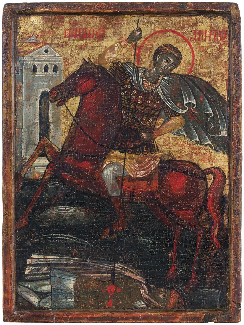 Hl. Demetrios Griechisch, in der Art des 16./17.Jhs. (1 of 1)