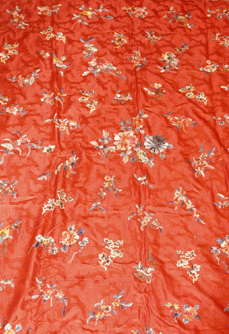 Wandbehang China, nach 1900. Seide, bestickt. Grosser, (1 of 1)