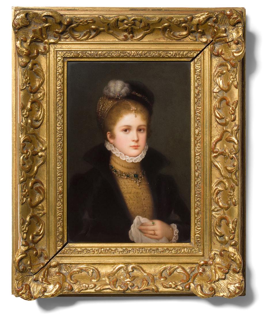 Porzellanbild, KPM Berlin Ende 19. Jh./um 1900. Auf (1 of 7)