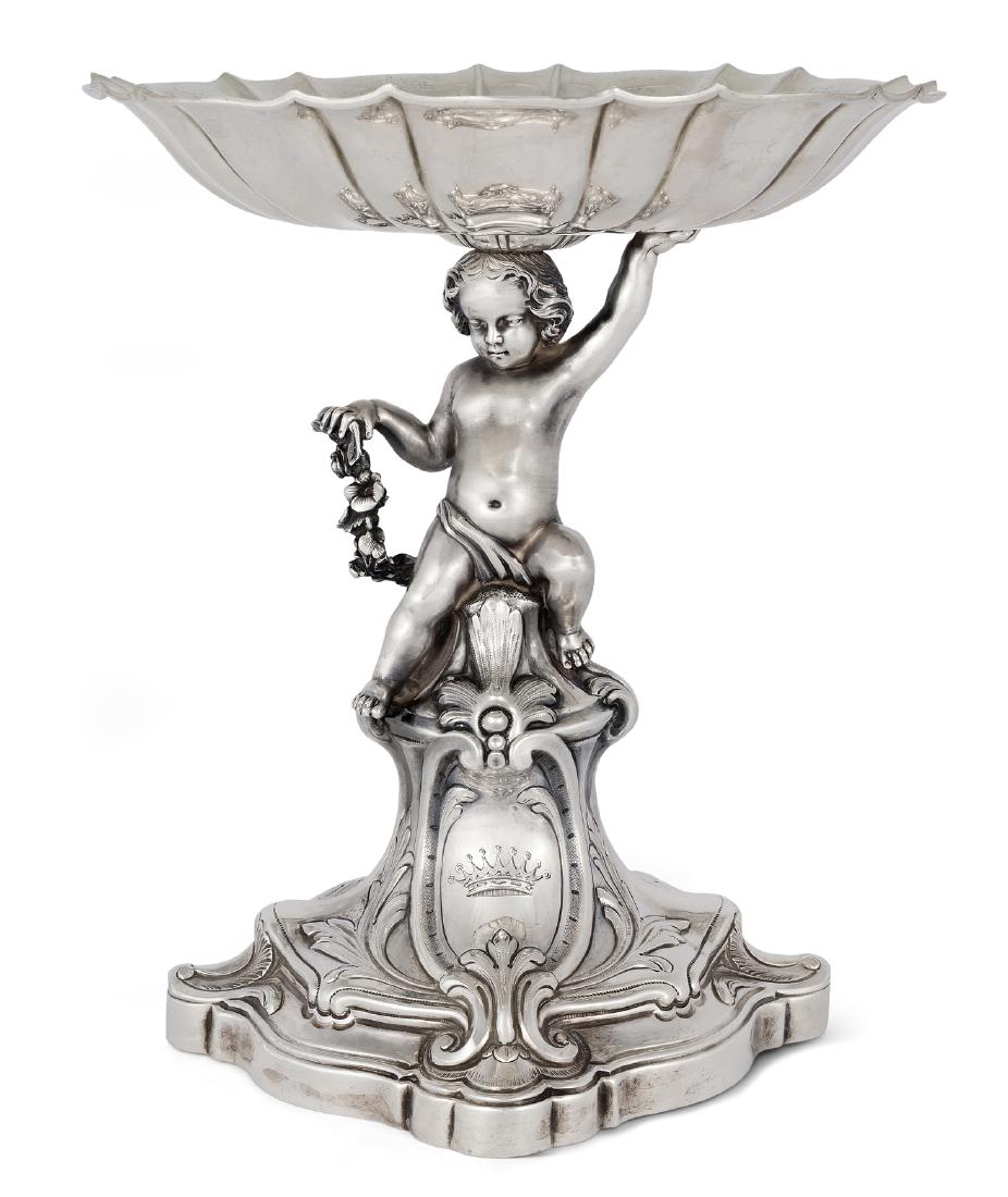 Kleiner Tafelaufsatz Frankreich, 19.Jh. Silber. (1 of 9)