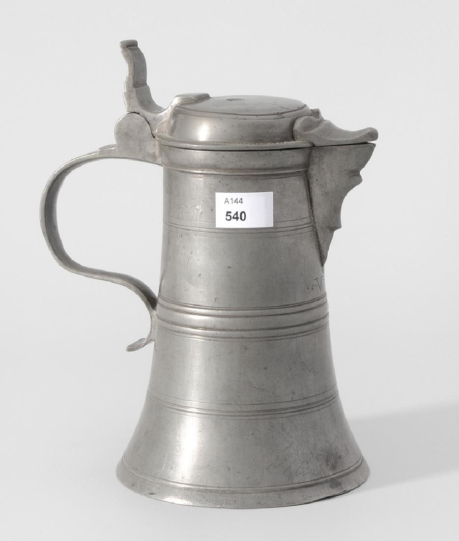 Kleine Schnabelstize Chur, 1.Hälfte 19.Jh. Zinn. Marke (1 of 1)