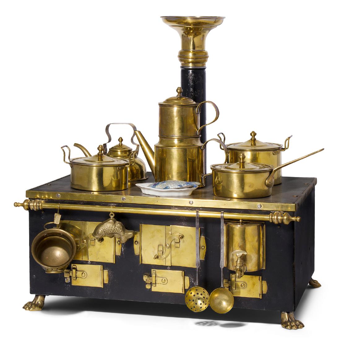 Grosser Kinder-Kochherd Einzelanfertigung, um 1890. (1 of 1)