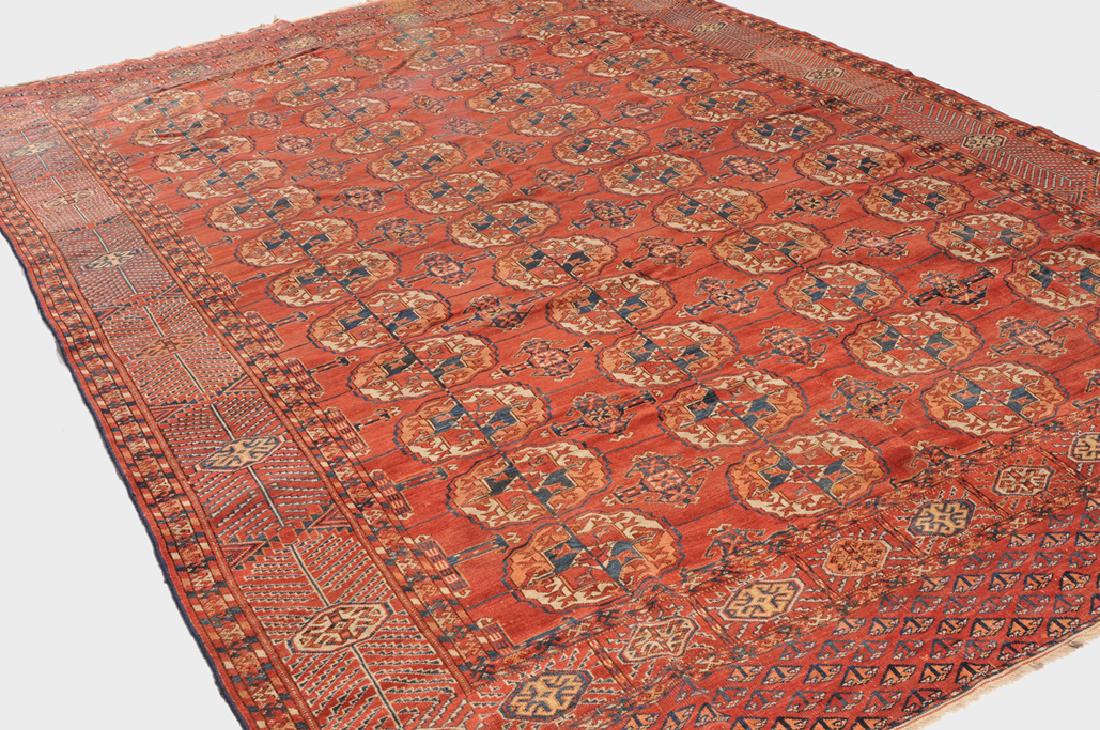 Tekke-Buchara Turkmenistan, um 1910. Auf braunrotem (1 of 9)