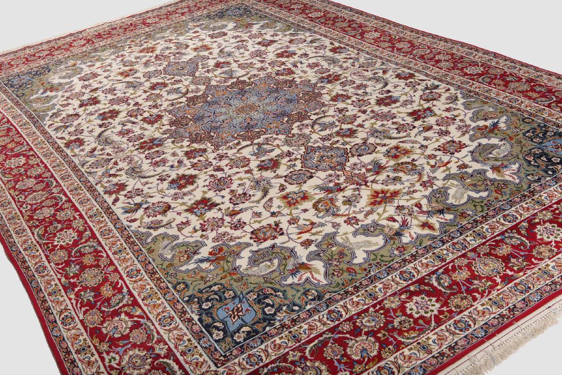 Isfahan Z-Iran, um 1980. Sehr feine Knüpfung. Kette aus (1 of 11)