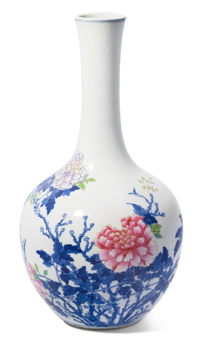 Vase China, 1.Hälfte 20.Jh. Porzellan. Unterglasurblaue (1 of 10)
