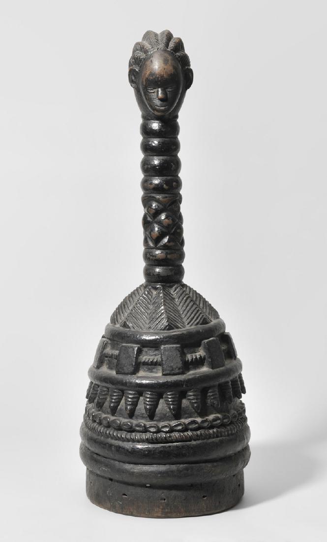 "Sowei"-Maske Vai. Sierra Leone/Liberia. Holz, schwarz (1 of 8)