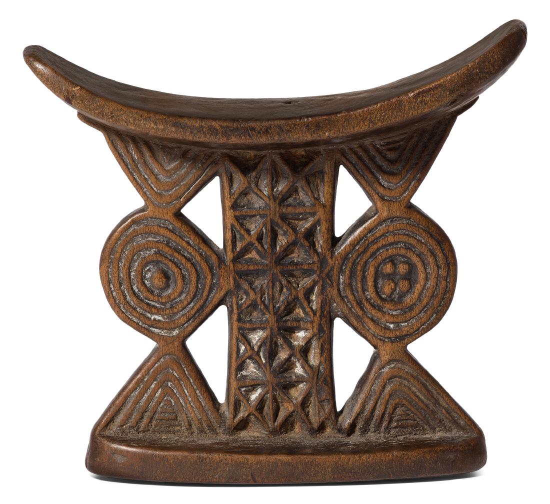 Nackenstütze "mutsago" Shona. Simbabwe. Holz, dunkle (1 of 1)