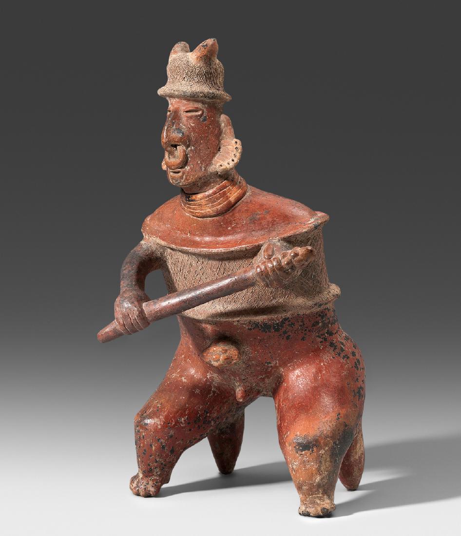 Grosse Kriegerfigur Nayarit, Westmexiko, ca. 100 v. (1 of 1)