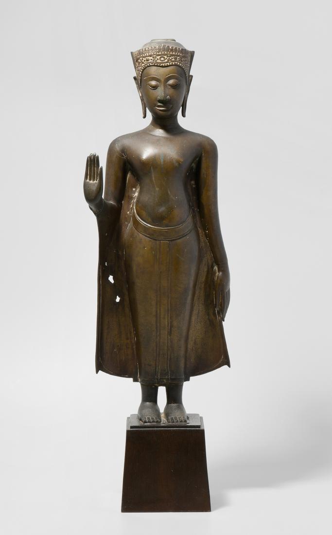 Buddha Sakyamuni Thailand. Ayutthaya-Stil. Bronze. In (1 of 1)