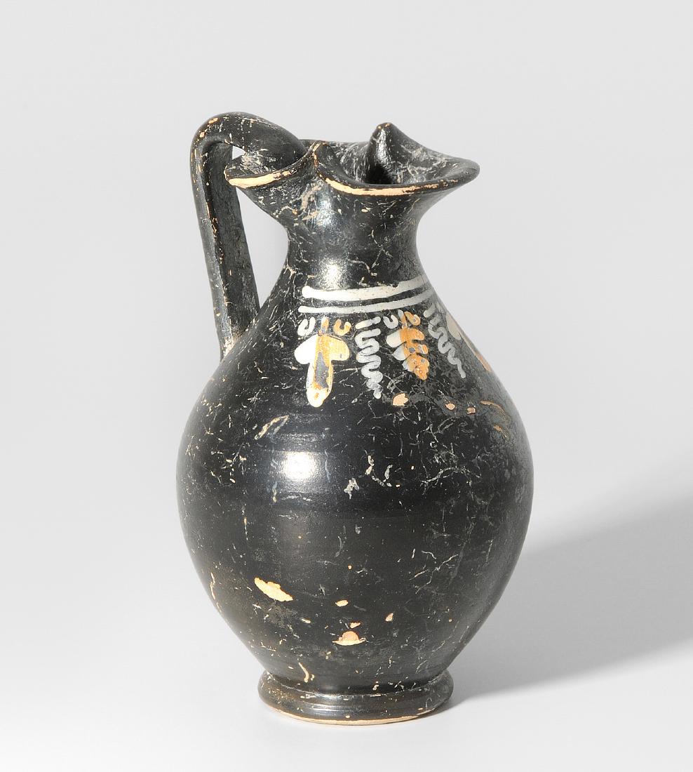 Kleine Oinochoe Apulisch, 4.Jh. v. Chr. Gnathia-Ware. (1 of 1)
