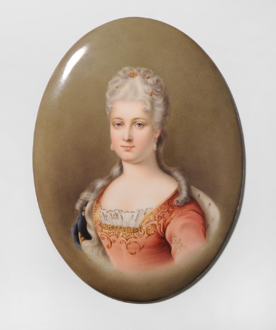 Porzellanbild, KPM Berlin Ende 19.Jh. Auf ovaler (1 of 1)