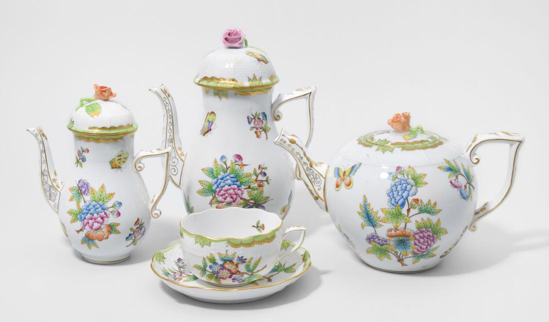 Kaffee/Teeservice, Herend Nach 1945. "Viktoria". (1 of 1)