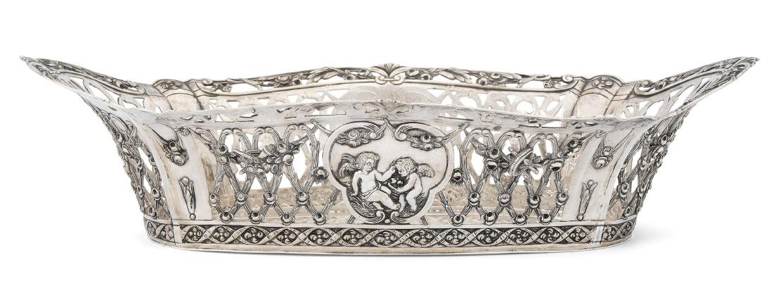 Korbschale Paris, Ende 19.Jh. Silber. Meistermarke (1 of 1)