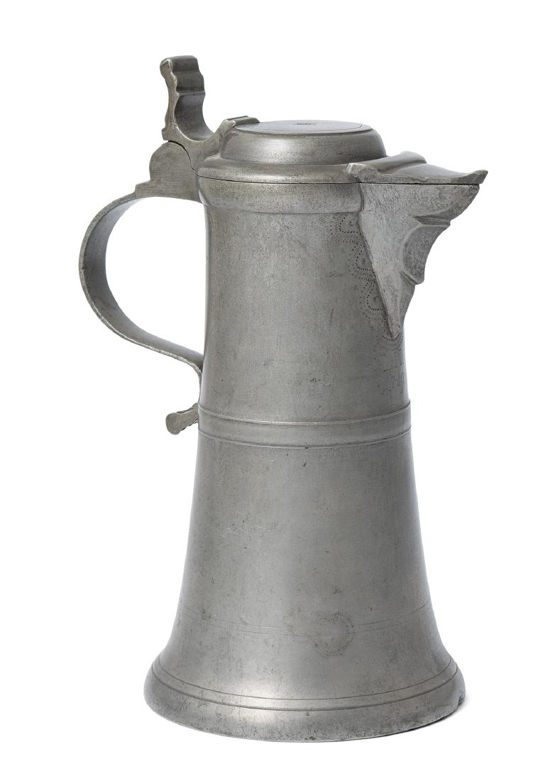 Schnabelstize Chur, datiert 1789. Zinn. Marke und (1 of 1)