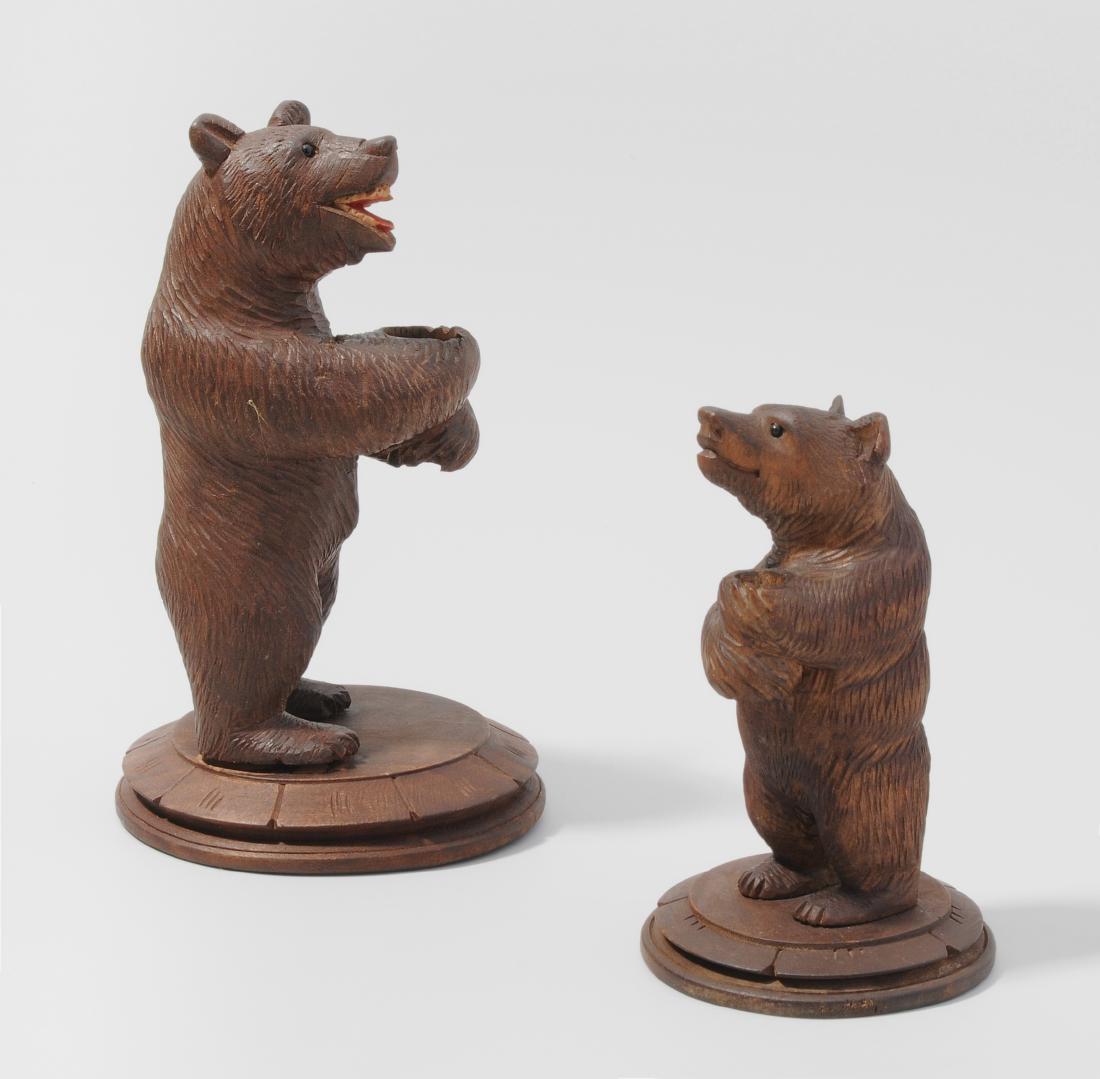 Lot: 2 Brienzer Tierfiguren "Bären" Schweiz, A. 20.Jh. (1 of 1)