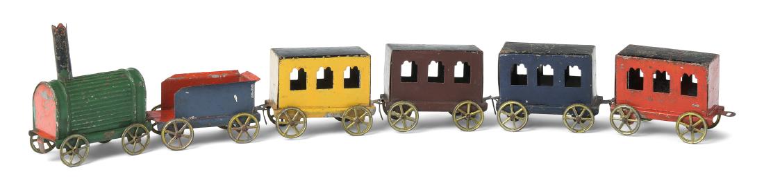 Bodenläufer Wohl Frankreich, Ende 19.Jh. Blech, farbig (1 of 1)