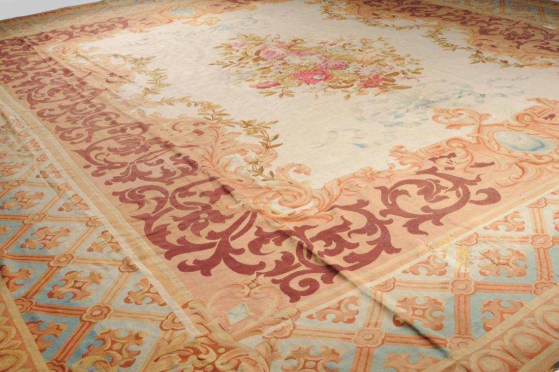 Aubusson Frankreich, um 1850. Pastellfarbenes florales (1 of 18)