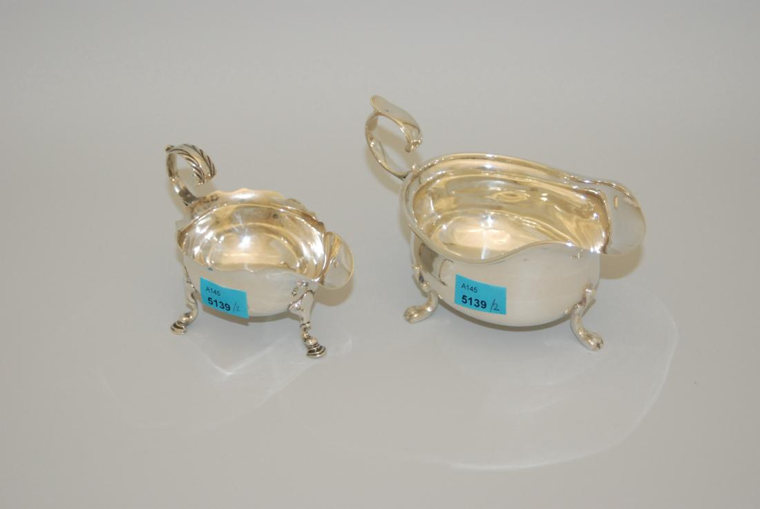 Lot: 2 Saucièren Kleine Saucière: London, 1790, Silber, (1 of 1)