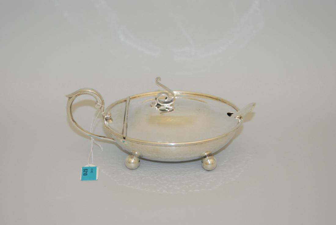 Marmeladenschale Italien, 20.Jh. Silber. Ovale Form auf (1 of 1)