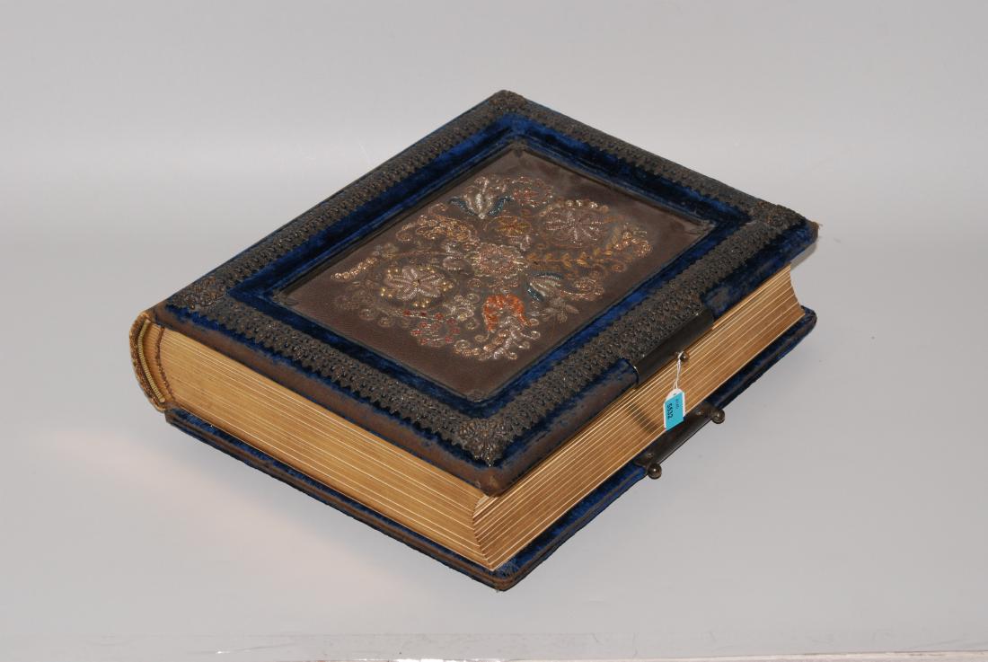 Grosses Fotoalbum Ende 19.Jh. Braun belederter Einband (1 of 1)