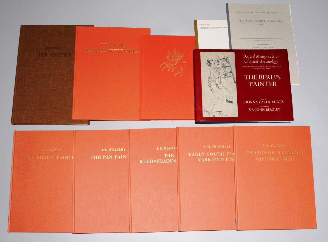 Lot: 9 Bände über Vasenmalerei Raubitschek, Isabelle (1 of 1)