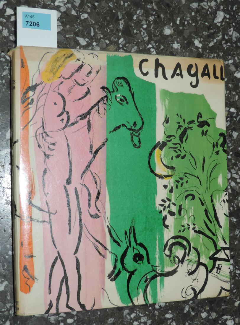 Chagall, Marc (Witebsk 1887–1985 Saint-Paul de Vence): Chagall, Marc (Witebsk 1887–1985 Saint-Paul de Vence) Chagall. Hrsg. Jacques Lassaigne. Paris, Maeght Editeur, 1957. Gr. 8°.177 S. Mit 14 (davon 4 doppelblattgrossen) Original-Lithograhien und lith