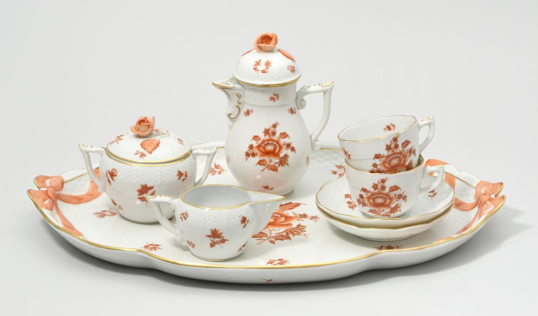 Tête-à-Tête, Herend Um 1941–1942. "NB–Nanking Bouquet" (1 of 1)