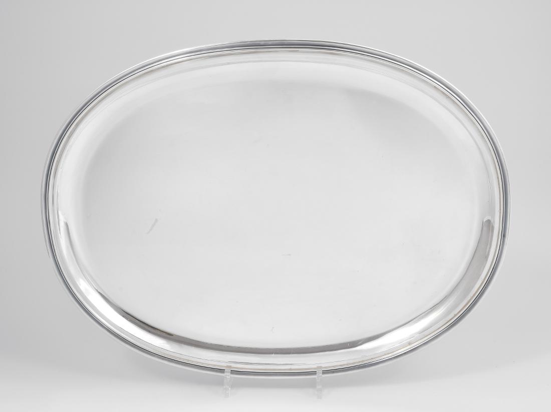 Tablett Schaffhausen, 20.Jh. Silber. Herstellermarke (1 of 1)