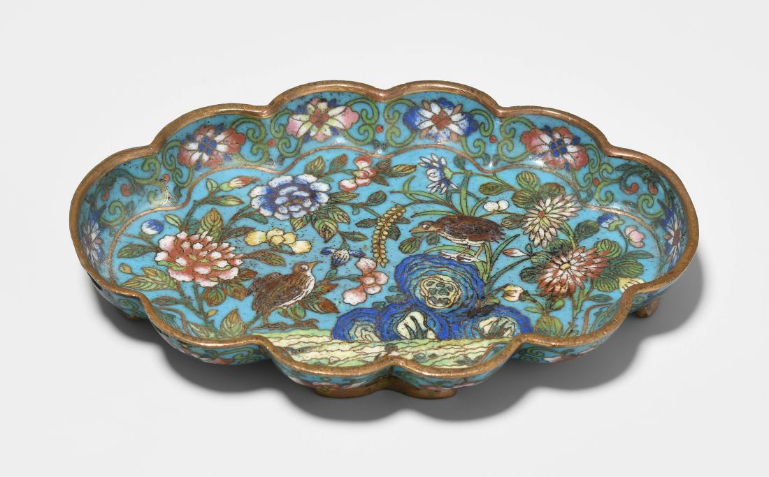 Kleine Schale China, Qing-Dynastie. Email cloisonné. (1 of 1)