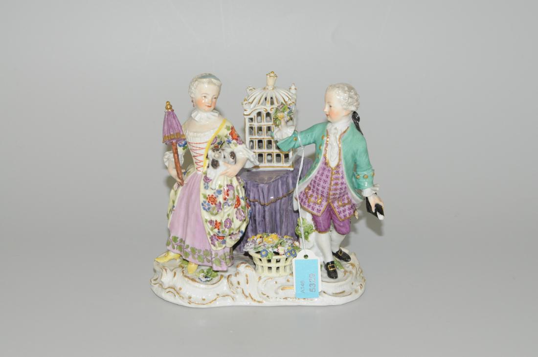 Figurengruppe Meissen, 18.Jh. Porzellan, polychrom (1 of 1)