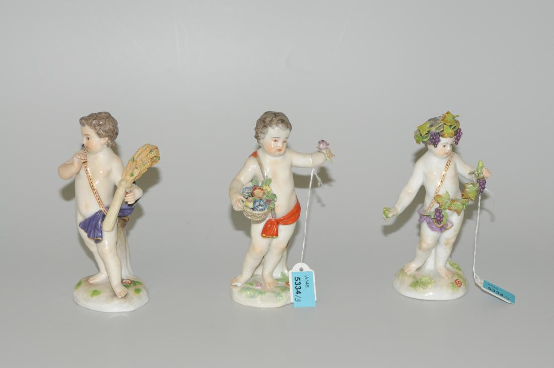 3 Figuren Meissen, um 1900. Entwurf von Johann Joachim (1 of 1)